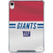 NFL New York Giants White Striped iPad 11th Gen (2025) Clear Case