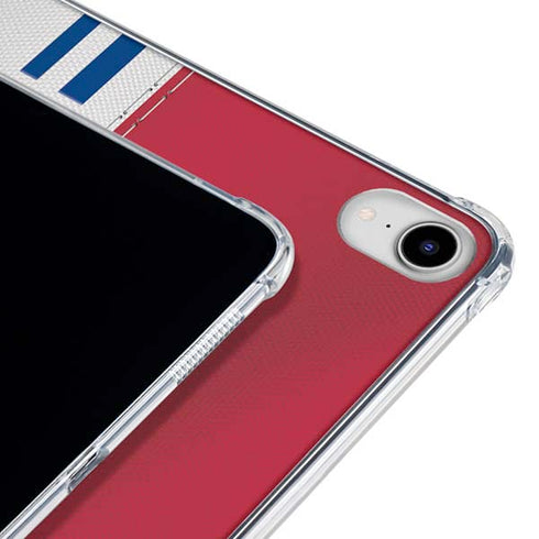 NFL New York Giants White Striped iPad 11th Gen (2025) Clear Case