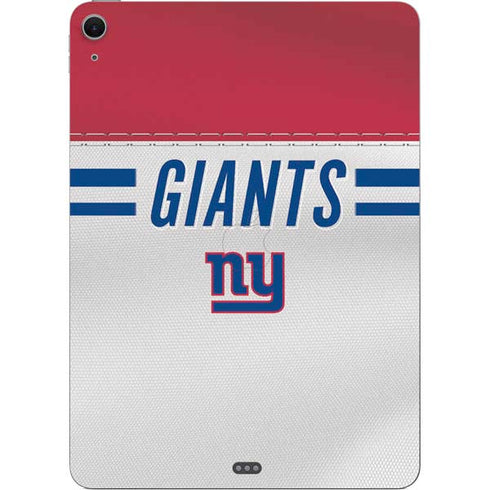 NFL New York Giants White Striped Apple iPad Air Skin