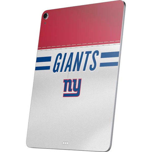 NFL New York Giants White Striped Apple iPad Air Skin