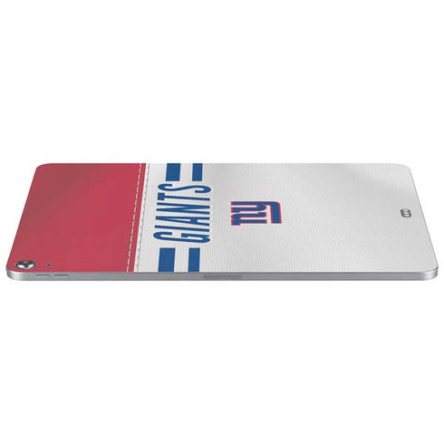 NFL New York Giants White Striped Apple iPad Air Skin