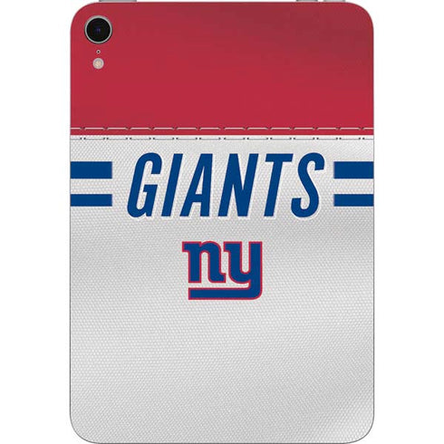 NFL New York Giants White Striped Apple iPad Mini Skin