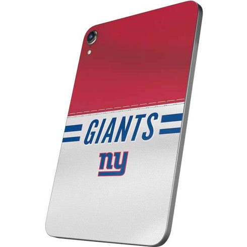 NFL New York Giants White Striped Apple iPad Mini Skin