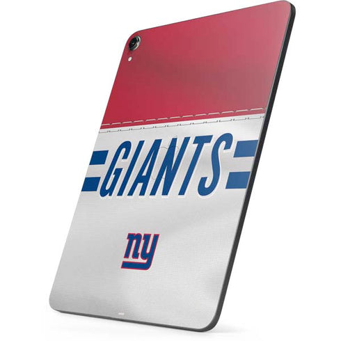 NFL New York Giants White Striped Apple iPad Pro Skin