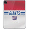 NFL New York Giants White Striped iPad Pro 11in (2024) Clear Case