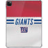 NFL New York Giants White Striped iPad Pro 11in (2024) Clear Case