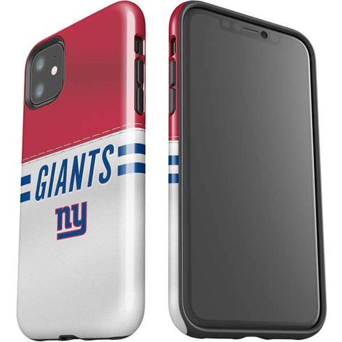 NFL New York Giants White Striped iPhone 11 Impact Case