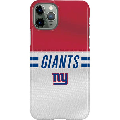 NFL New York Giants White Striped iPhone 11 Pro Lite Case