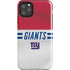 NFL New York Giants White Striped iPhone 11 Pro Max Impact Case