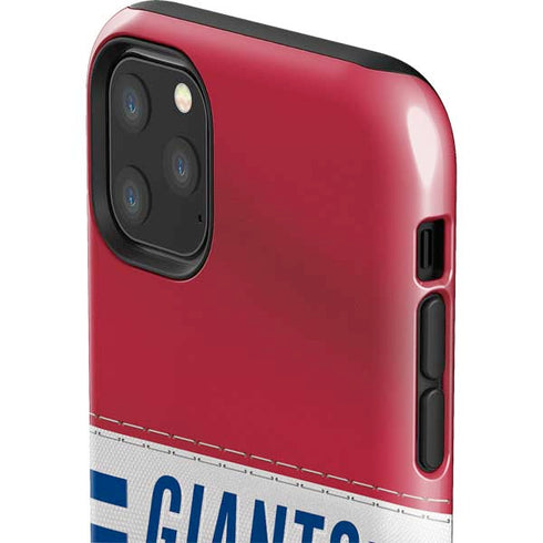 NFL New York Giants White Striped iPhone 11 Pro Max Impact Case