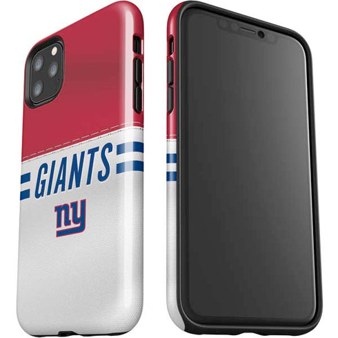 NFL New York Giants White Striped iPhone 11 Pro Max Impact Case