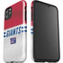 NFL New York Giants White Striped iPhone 11 Pro Max Impact Case