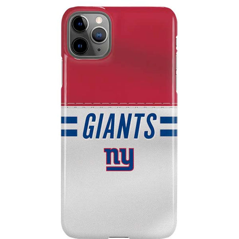 NFL New York Giants White Striped iPhone 11 Pro Max Lite Case