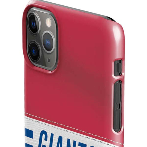 NFL New York Giants White Striped iPhone 11 Pro Max Lite Case