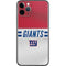 NFL New York Giants White Striped iPhone 11 Pro Skin