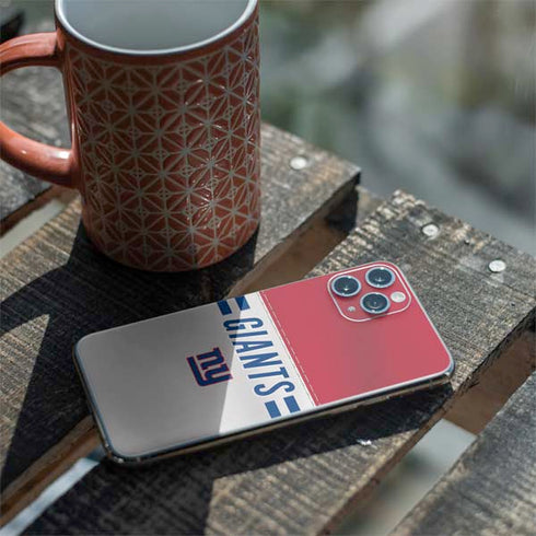 NFL New York Giants White Striped iPhone 11 Pro Skin