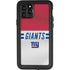 NFL New York Giants White Striped iPhone 11 Pro Waterproof Case