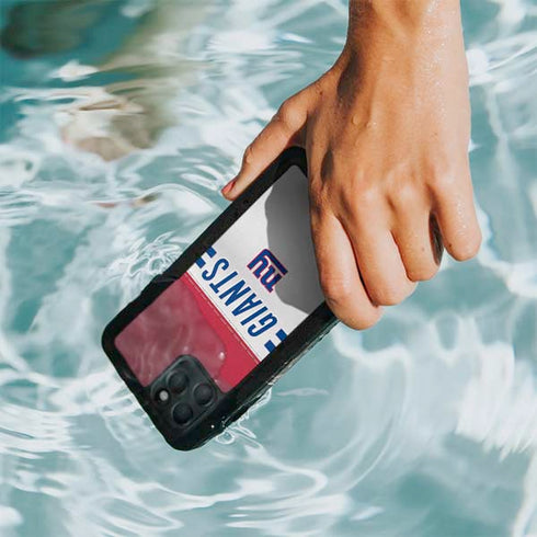NFL New York Giants White Striped iPhone 11 Pro Waterproof Case