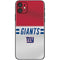 NFL New York Giants White Striped iPhone 11 Skin