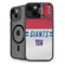 NFL New York Giants White Striped iPhone 14 Plus Kickstand Case