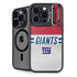 NFL New York Giants White Striped iPhone 14 Pro Max Kickstand Case