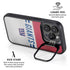 NFL New York Giants White Striped iPhone 14 Pro Max Kickstand Case