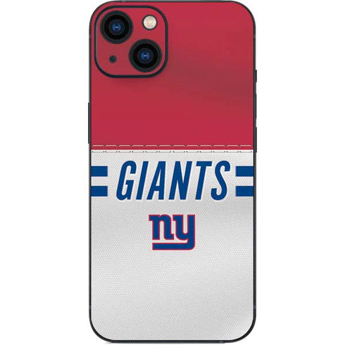 NFL New York Giants White Striped iPhone Skins