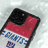 NFL New York Giants White Striped iPhone 15 Pro Waterproof Case