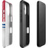 NFL New York Giants White Striped iPhone 16 Impact Case