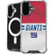 NFL New York Giants White Striped iPhone 16 Plus MagSafe Case