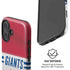 NFL New York Giants White Striped iPhone 16 Plus Magsafe Impact Case