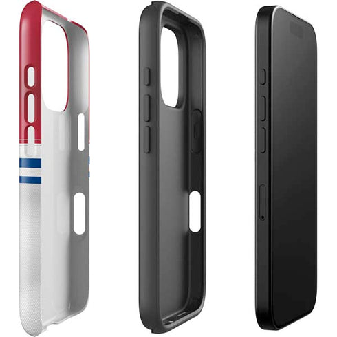 NFL New York Giants White Striped iPhone 16 Pro Impact Case