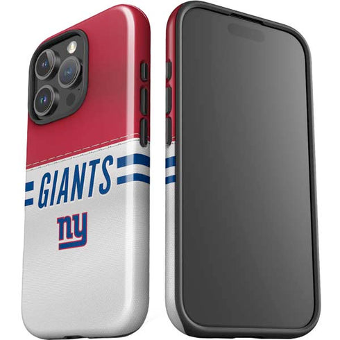 NFL New York Giants White Striped iPhone 16 Pro Impact Case