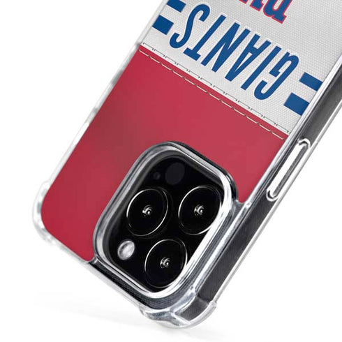 NFL New York Giants White Striped iPhone 16 Pro Max MagSafe Case