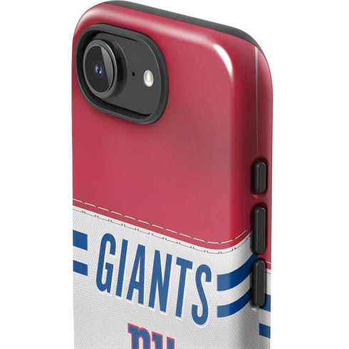 NFL New York Giants White Striped iPhone 16e Impact Case