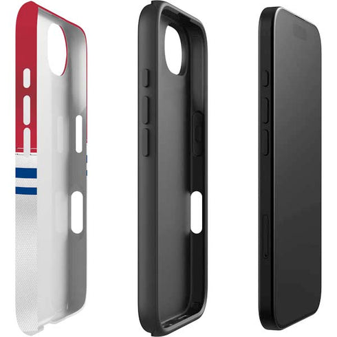 NFL New York Giants White Striped iPhone 16e Impact Case