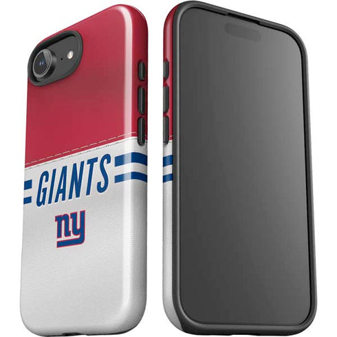 NFL New York Giants White Striped iPhone 16e Impact Case