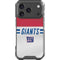 NFL New York Giants White Striped iPhone 18 Pro Clear Case