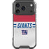 NFL New York Giants White Striped iPhone 18 Pro Clear Case