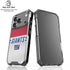 NFL New York Giants White Striped iPhone 18 Pro Clear Case