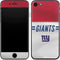 NFL New York Giants White Striped iPhone 8 Skin