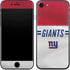 NFL New York Giants White Striped iPhone 8 Skin