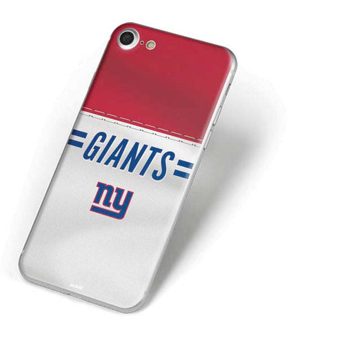 NFL New York Giants White Striped iPhone 8 Skin