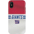 NFL New York Giants White Striped iPhone X Pro Case