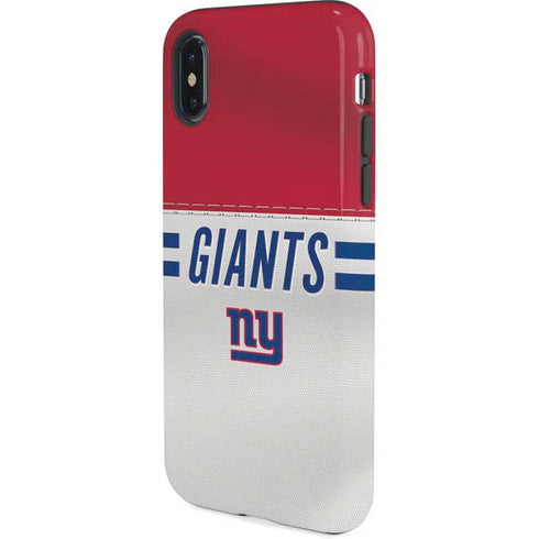NFL New York Giants White Striped iPhone X Pro Case