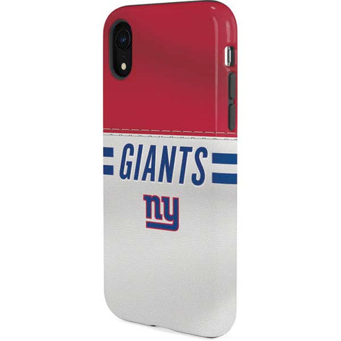 NFL New York Giants White Striped iPhone XR Pro Case