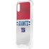 NFL New York Giants White Striped iPhone XS Clear Case