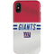 NFL New York Giants White Striped iPhone XS Pro Case