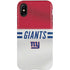 NFL New York Giants White Striped iPhone XS Pro Case