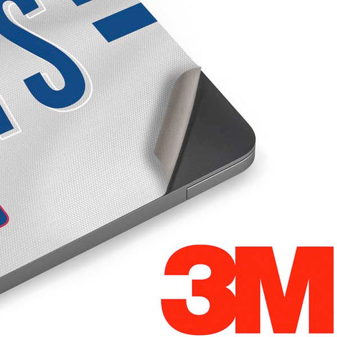 NFL New York Giants White Striped Apple MacBook Air Skin